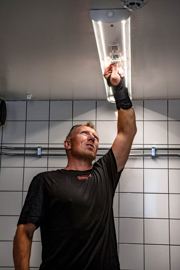 Installation av armatur i duschrum